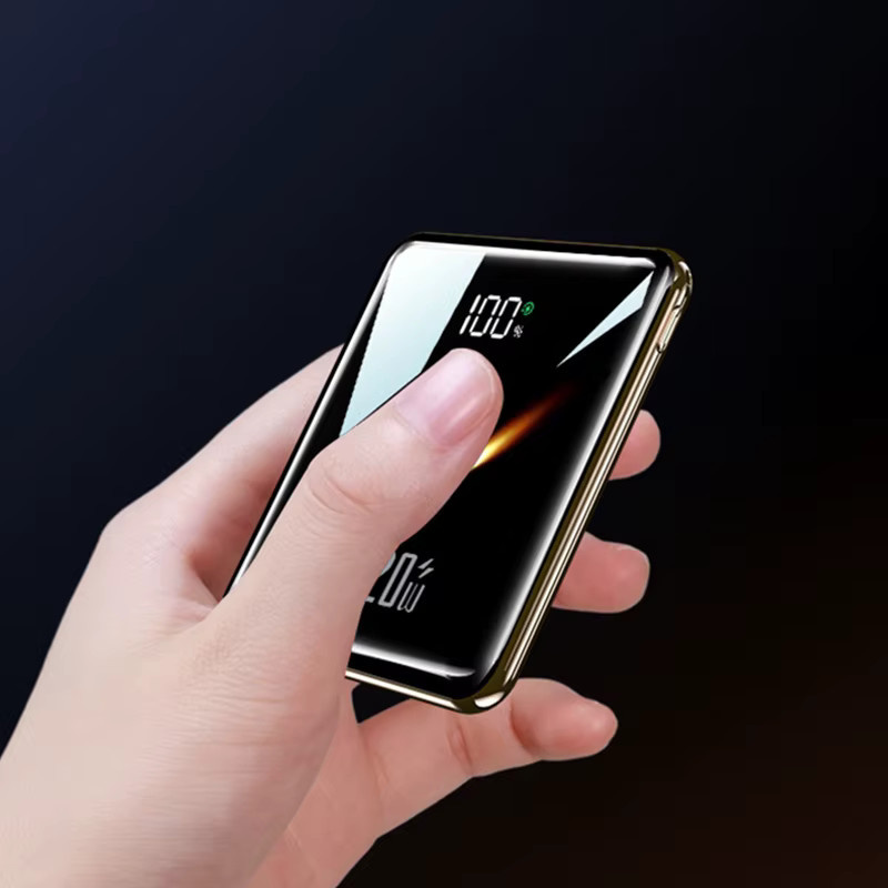 VIVO Mini-Powerbank mit 50000mAh Kapazität und 120W Superschnellladefunktion, Blau, mit eingebauten 4 Kabeln für iPhone und Samsung - Bild 6
