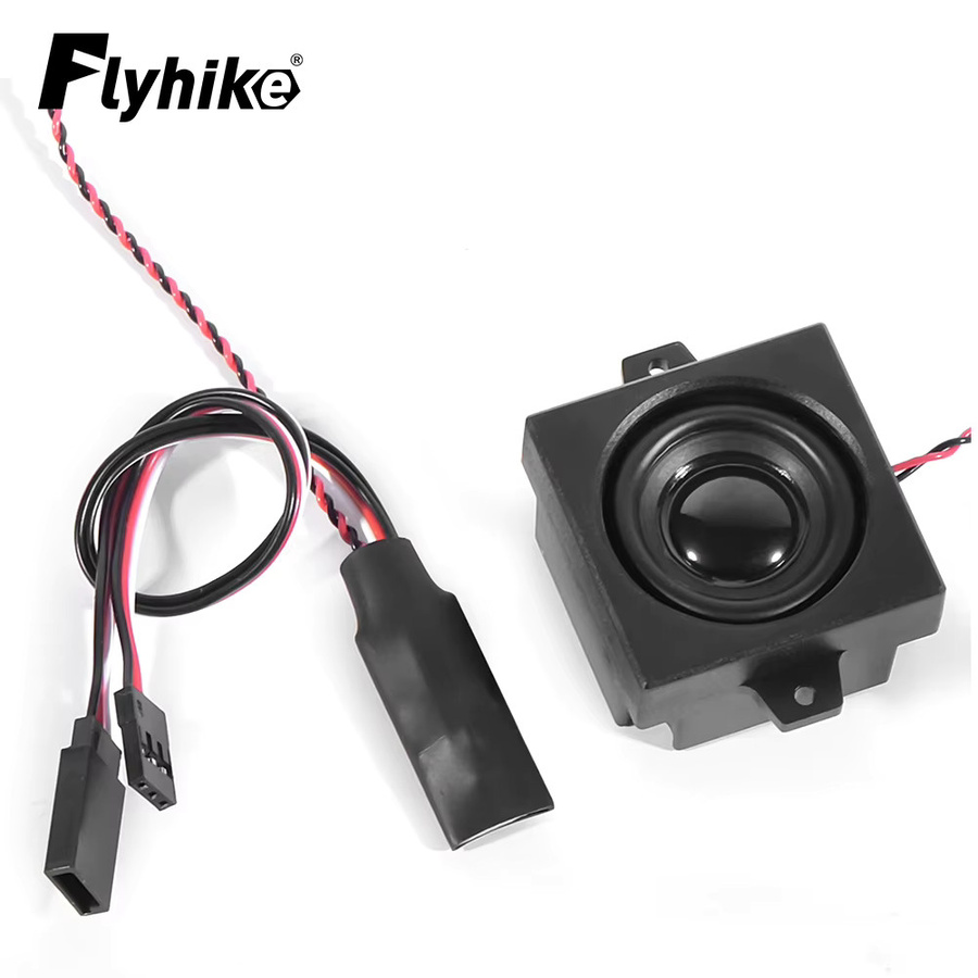 flyhike RC Modellauto Dieselmotor Sound Simulator, Zubehör, Kunststoff, Schwarz - Bild 2