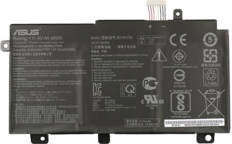 Asus Notebook-Akku 0B200-02910000 in Schwarz mit 11.4V und 4240 mAh - Bild 1