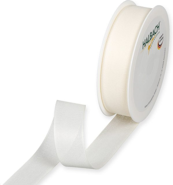 Halbach Dekoband in Baumwolloptik aus Polyester, Farbe: Creme, Breite: 2,5 cm, Länge: 5 m - Bild 1