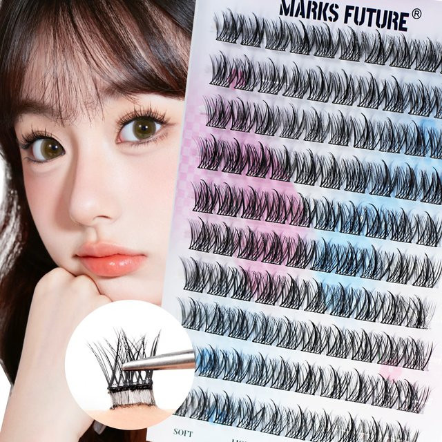 Marks Future Künstliche Wimpern Manga Wispy, 100 Stück, Damen, Natürlich - Bild 1