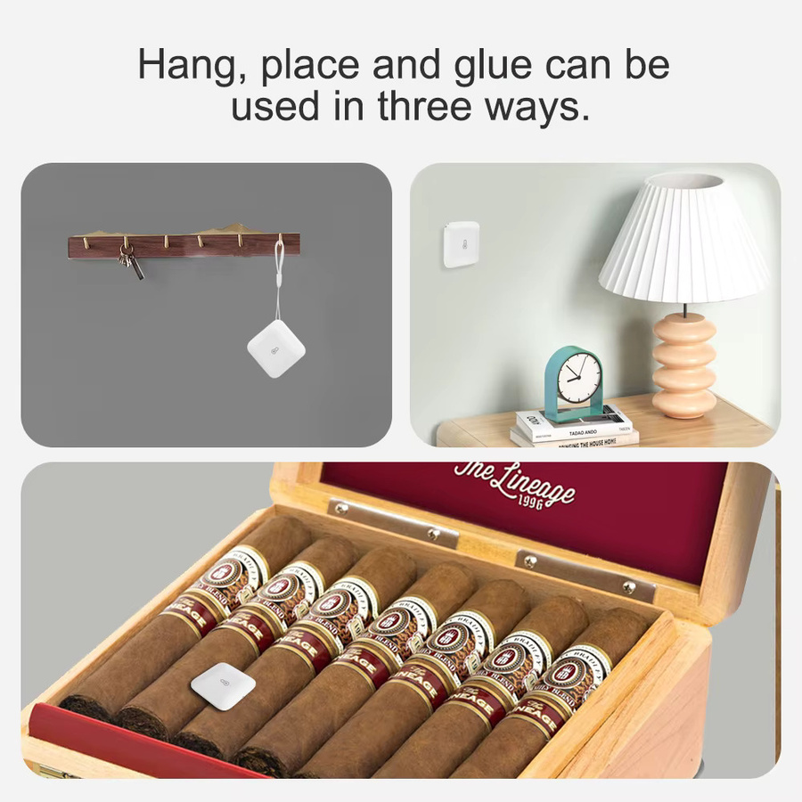 Lincukoo Smart Zigbee 3.0 Sensor in Weiß: Kompakter kabelloser Temperatur- und Luftfeuchtigkeitsmonitor kompatibel mit Home Assistant, eWelink und Alexa - Bild 3