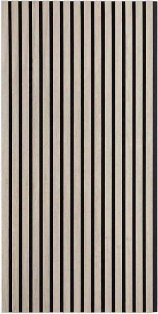 Homestyle4u Akustikpaneel Wandpaneel Grau 3D aus MDF und Filz B: 60 cm, H: 120 cm - Bild 1
