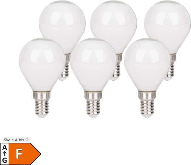 Näve 6er-Set E14 LED Leuchtmittel DAFFY warmweiß, Höhe: 7,7 cm - Bild 1
