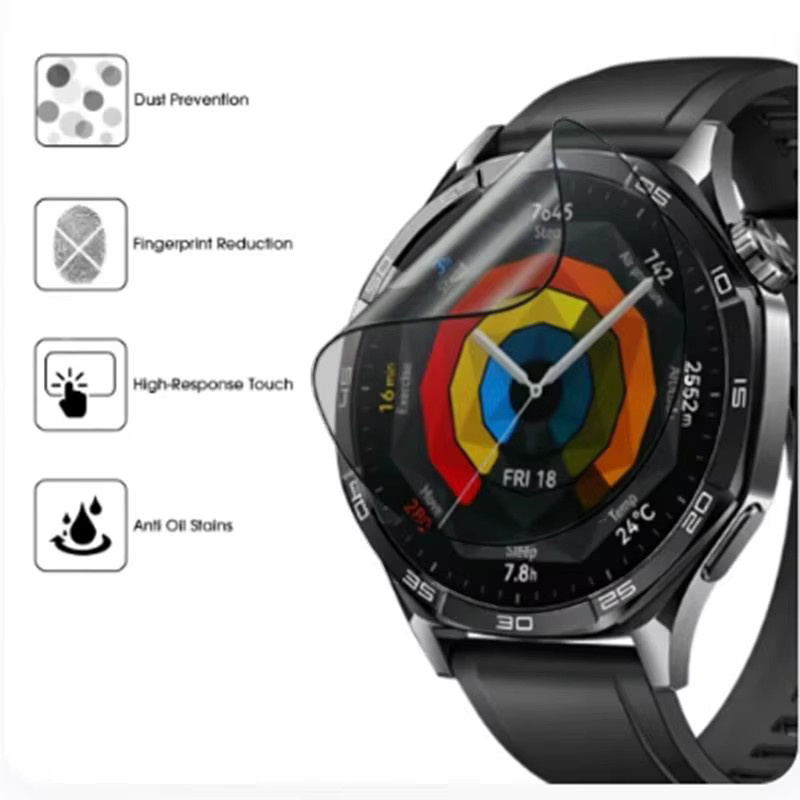 Huawei Anti-Spionage-Hydrogelfolie, Displayschutz, Schwarz, Unisex - Bild 3