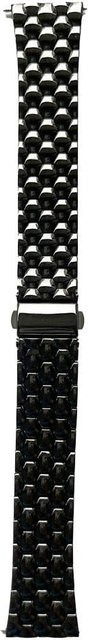 Peter Jäckel Armband, Edelstahl, Schwarz, Unisex, 22 mm - Bild 1