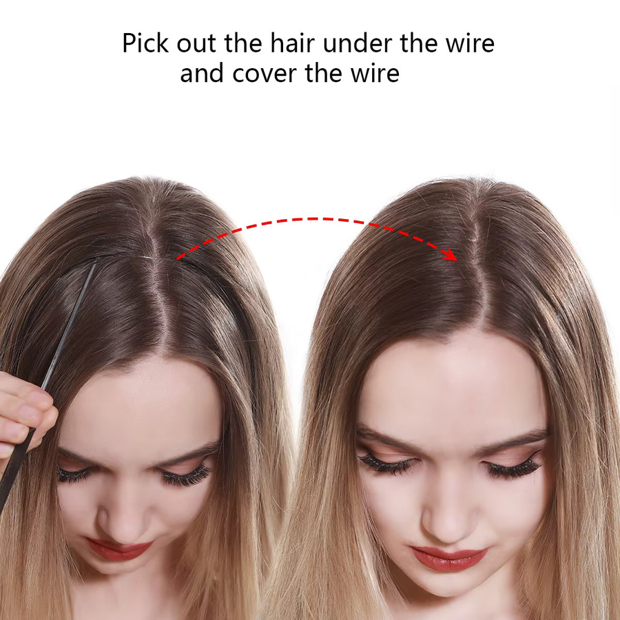 SARLA Haarverlängerung, Ombre, blond, glatt, Damen - Bild 3