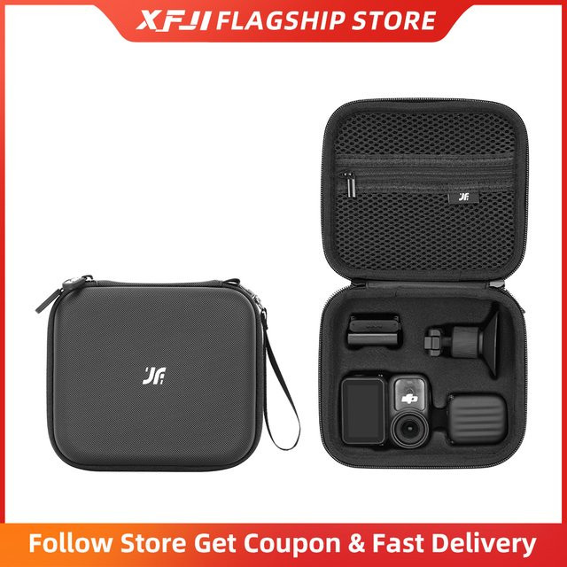 DJI Nano Action Kamera Schutz-Tasche Tragbare Reise-Organizer Tasche in Schwarz - Bild 1