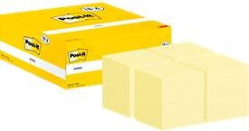 Post-it Haftnotizen Notes in Gelb, Pink und Orange, B: 5,1 cm, T: 3,8 cm, PEFC-zertifiziertes Papier - Bild 1