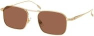 Montblanc MB 0218S Sonnenbrille, Vollrand, quadratisch, Metall, Herren, gold, brown - Bild 1