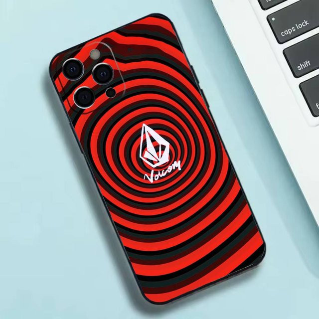 V-VOLCOM S-Style SportS Silikon Handyhülle in Rot für iPhone 11 bis iPhone 17 Pro Max - Bild 1