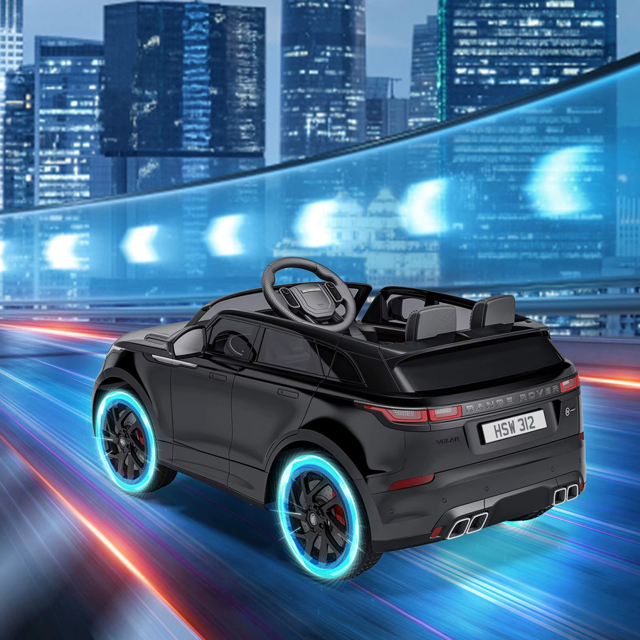 Elektro-Quad für Kinder mit 12 V, Fernbedienung 2,4 GHz, Radstoßdämpfung und MP3-Musik, Farbe: Rot/Schwarz - Bild 3