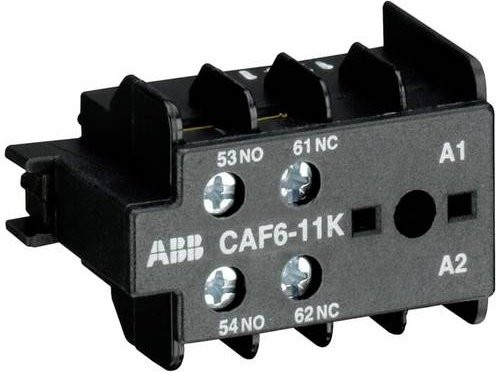 ABB CAF6-11K Hilfsschalter in Schwarz mit 1 Schließer und 1 Öffner - Bild 1