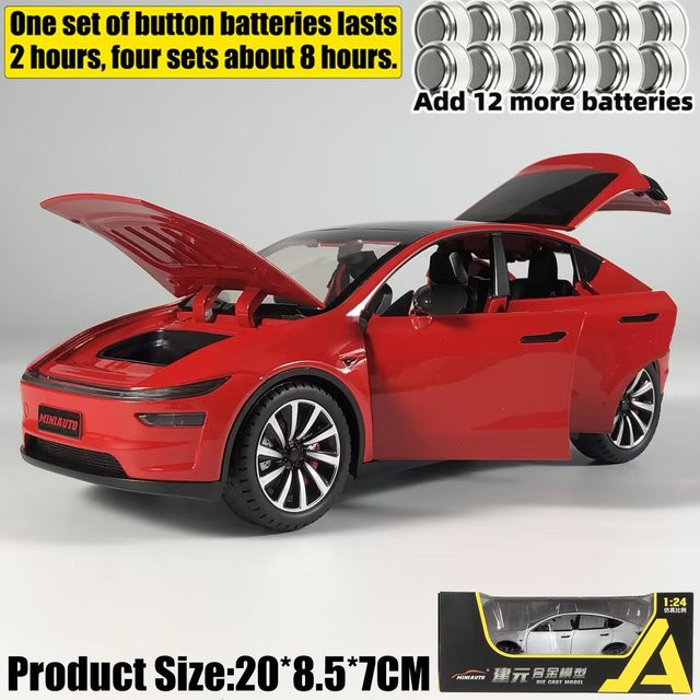 Linyi toy car Modell Y Facelift Off Road SUV, Modellauto, 1:24, Metall, ab 14 Jahren - Bild 1