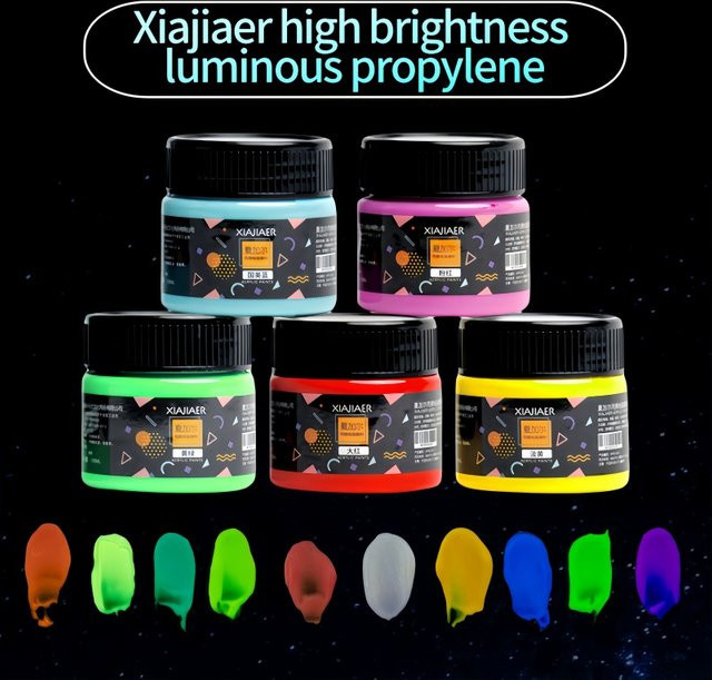 Chagall Fluoreszierendes Acrylpigment Gel für Handmalerei, 100 ml - Bild 1