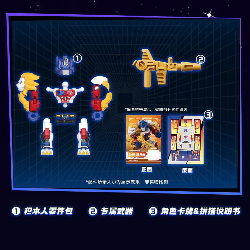 BLOKEES Transformers Optimus Prime Maximal Megatron Montage-Actionfiguren - Bild 4