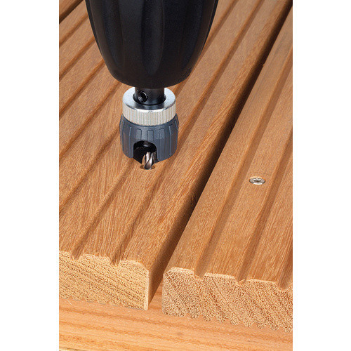 Wolfcraft Senkbohrer mit 1/4 Zoll Sechskant Aufnahme, Durchmesser: 12 mm, grau/silber - Bild 3