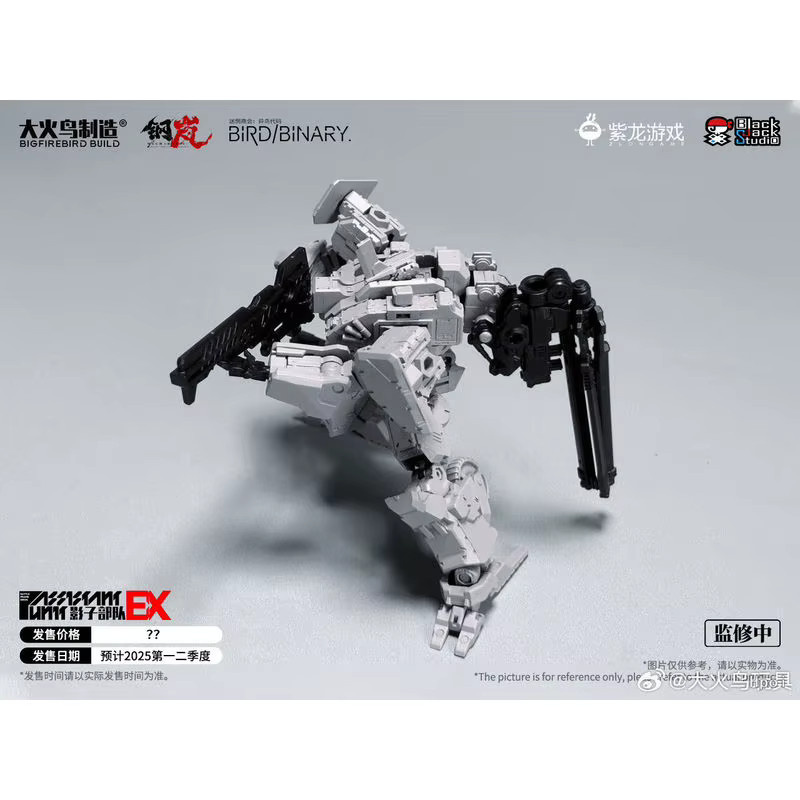 Firebird Toys Confused Guild Exotic Bird Code Steel Mist XR Figure Collection Modellbausatz als Dekorationsornament in Grau - Bild 2