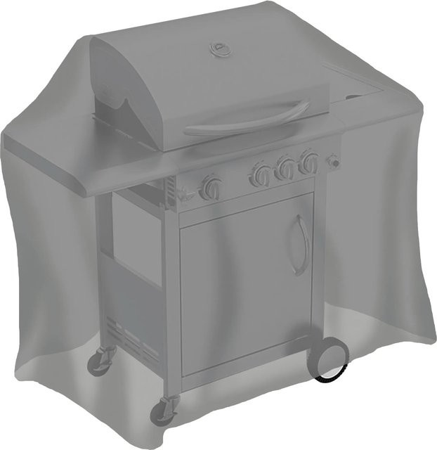 tepro Universal Abdeckhaube für Gasgrill in Anthrazit, B: 130 cm, T: 100 cm, H: 65 cm - Bild 1