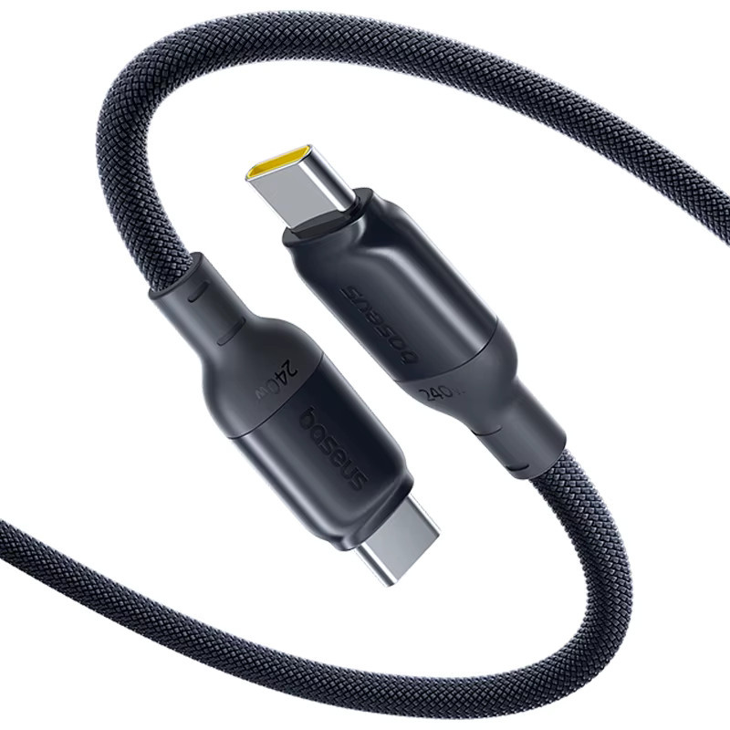 Baseus USB-C Schnellladekabel 240 W in Schwarz für MacBook Pro, iPhone und Samsung Galaxy S-Serie - Bild 6
