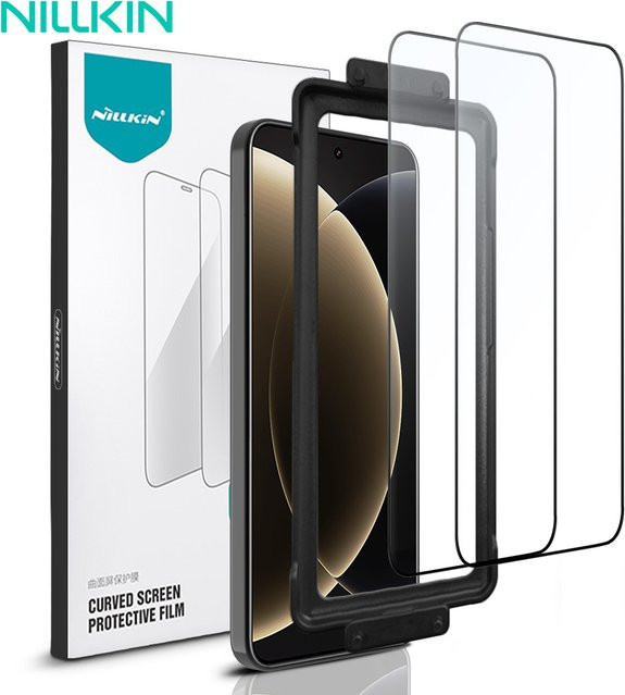 Nillkin 2er-Pack Displayschutzfolie für Xiaomi 15 Ultra, transparent, stoßfest mit Vollabdeckung und Installationswerkzeug - Bild 1