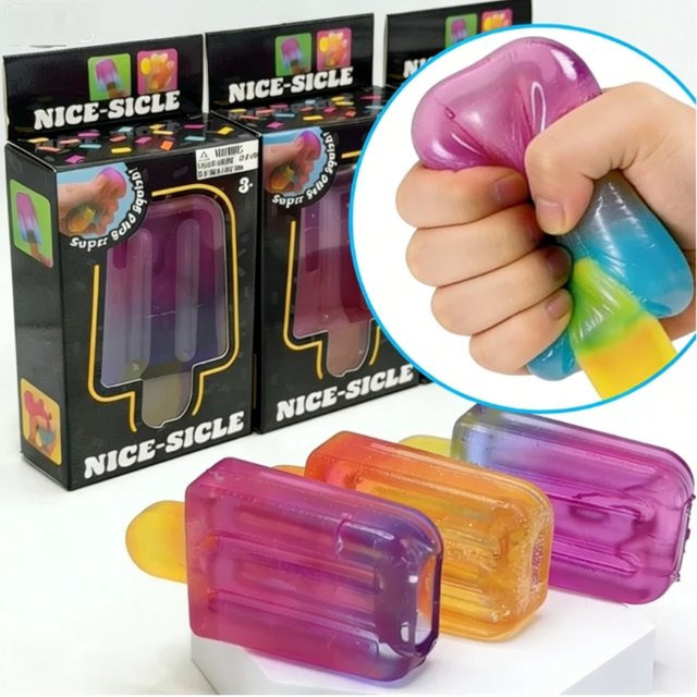 Schylling Needoh Eis am Stiel Blindbox, Würfel, Sensorischer Stressabbau - Bild 1