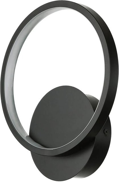 Licht-Erlebnisse LED Wandlampe aus Aluminium in Schwarz, Höhe: 22,5 cm, 4100 K Neutralweiß - Bild 1