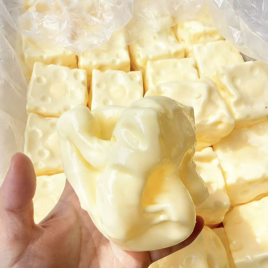 Linyi toy Käse Würfel Stress Ball Quetschig - Bild 2