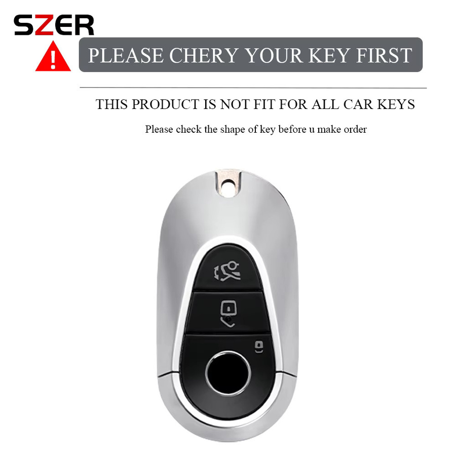 Metall Schlüsselhülle für Mercedes Benz C-Klasse und S-Klasse W206 W223 als Fernbedienung Schutzcover - Bild 2