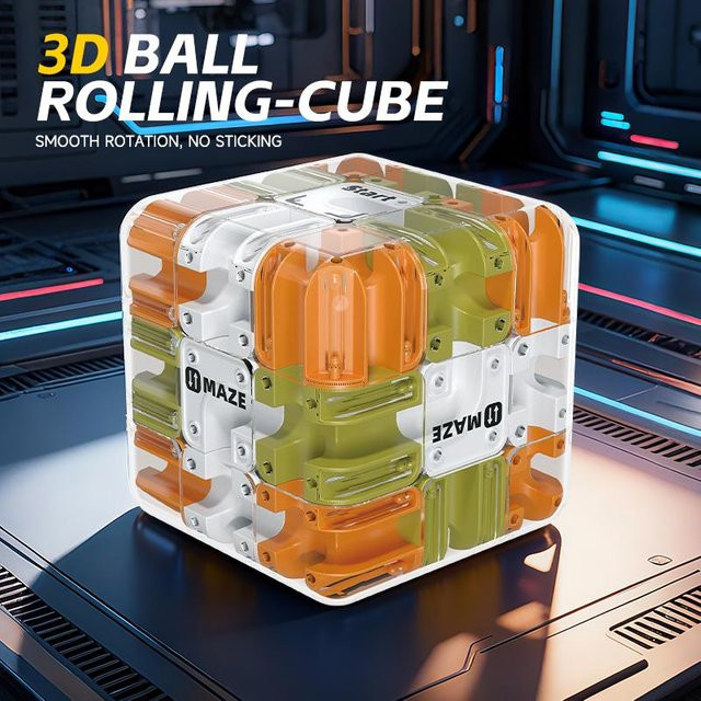 Linyi toy Labyrinth Würfel Ball Pädagogisch Bunt / Mehrfarbig 3-6J - Bild 1