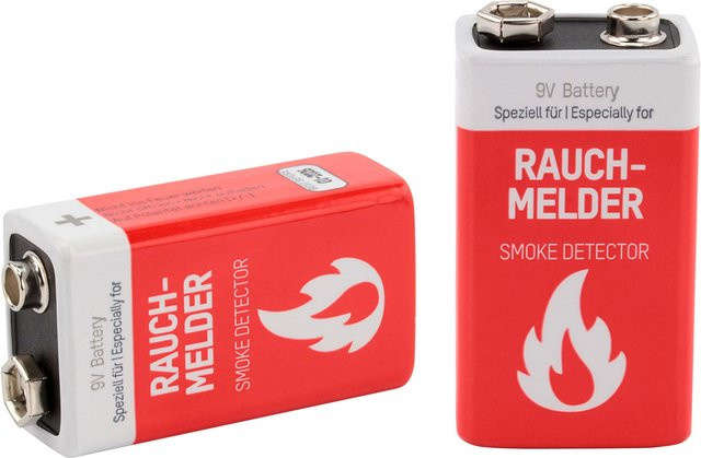 Ansmann 9V E-Block Alkali-Mangan Batterien für Rauchmelder, 2 Stück - Bild 3