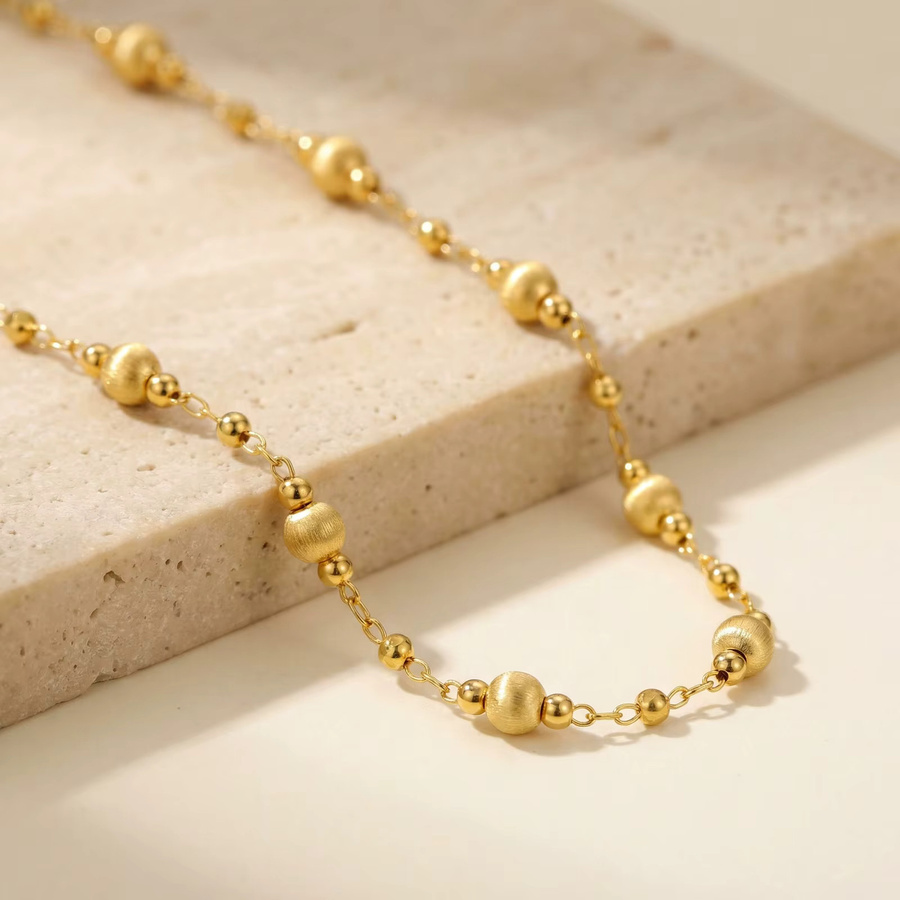 Myfresty Halskette Edelstahl, Gold, Zirkonia, Damen - Bild 2