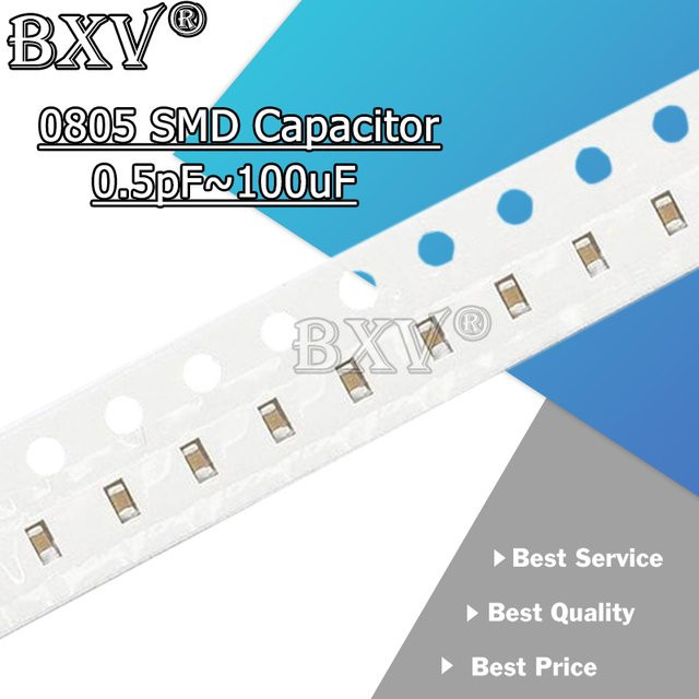 BXV SMD Chip Mehrlagiger Keramikkondensator, Braun, 100 Stück, 0,5 mm - Bild 1