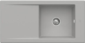 Villeroy & Boch Spüle Timeline 60, fossil, mit Ablaufrinne und Exzenter - Bild 1