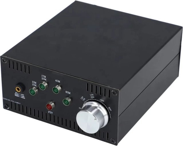 Cmaos Tragbarer 100W Kurzwellen-Leistungsverstärker 2MHz-30MHz in Schwarz - Bild 1