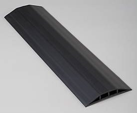 Kabelbrücke Typ 3 von EHA, schwarz, Kunststoff, L 300 cm x B 10 cm x H 1,7 cm - Bild 1