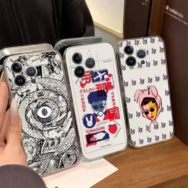 Bad Bunnys X100pre Handyhülle für Apple iPhone 15 14 13 12 11 Pro Max Mini SE XR XS X Farbe: Multicolour - Bild 1