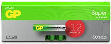 GP GPPMDALKA24AC12430 Micro AAA NiMH Akku 1200 mAh 1.2V, 12 Stück, Grün - Bild 1