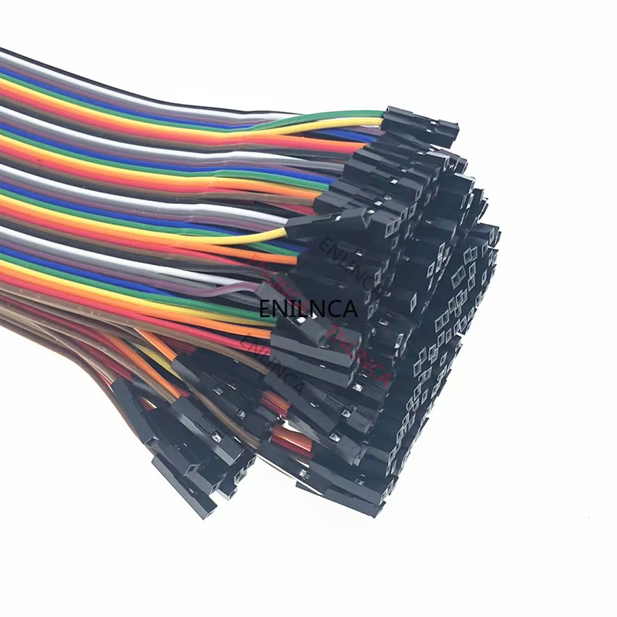 ENLINCA Dupont-Leitung Set in Mehrfarbig, 20 cm, 40-polig, Stecker auf Stecker, Stecker auf Buchse und Buchse auf Buchse, Überbrückungsdraht für dein DIY-KIT - Bild 2