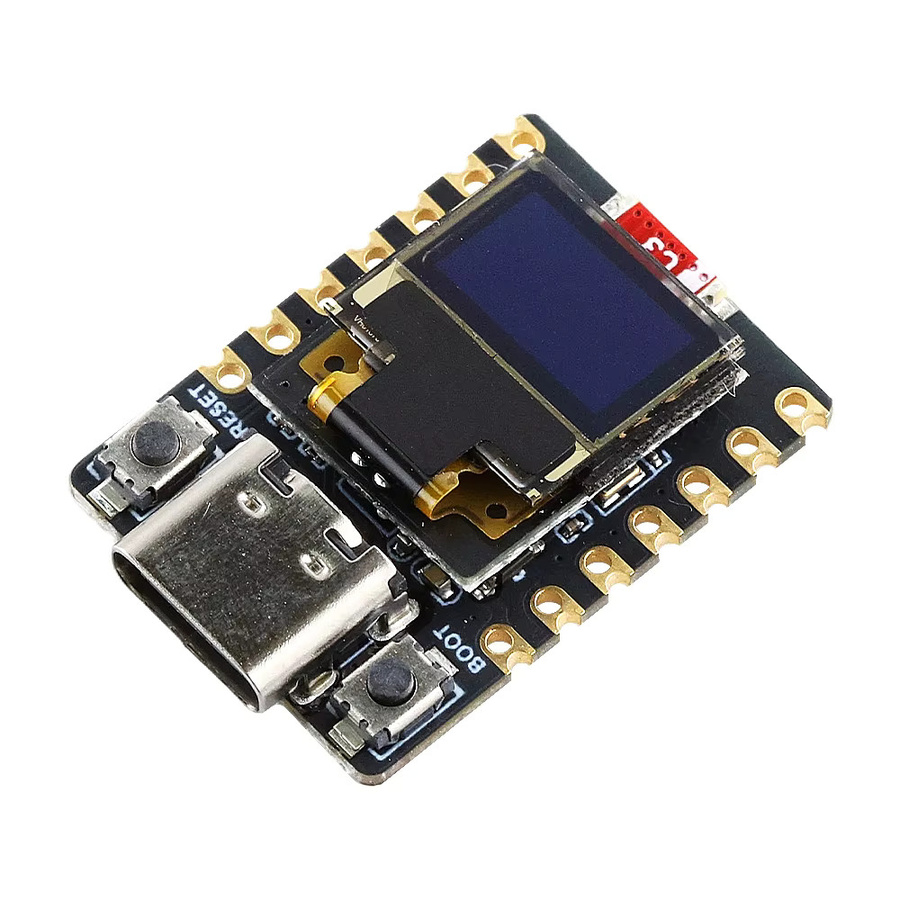 ESP32 C6 Entwicklungsboard-Modul mit 0,42 Zoll OLED-Display, 2,4GHz WLAN, Bluetooth und USB-C für deine IoT DIY-Projekte in Schwarz - Bild 4