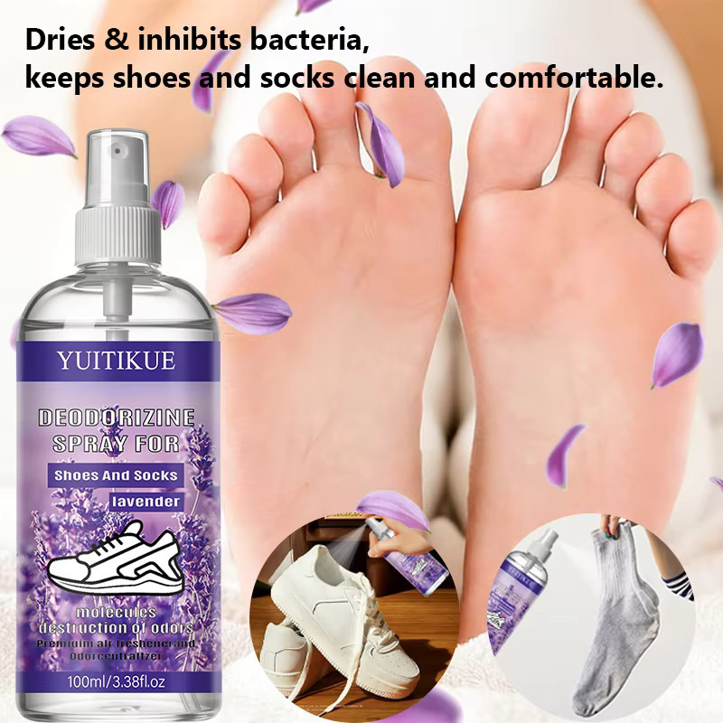 YUITIKUE Schuh- und Socken-Deodorant-Spray Lavendel, 100 ml - Bild 5