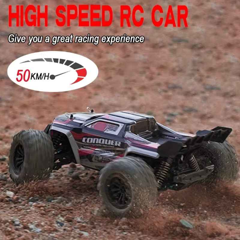 WLtoys 4WD RC-Auto, LED-Offroad-4x4-Buggy, Monster Kart - Bild 4