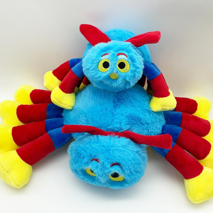 Yiran toy 1 Tig Blau Spinne weiches Kuscheltier Plüsch ab 14+y - Bild 1