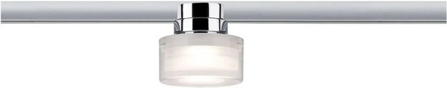 Paulmann URail Topa Dot LED Schienensystem-Leuchte, Chrom und Transparent, B/H/T: 8 x 7,3 x 8 cm - Bild 1