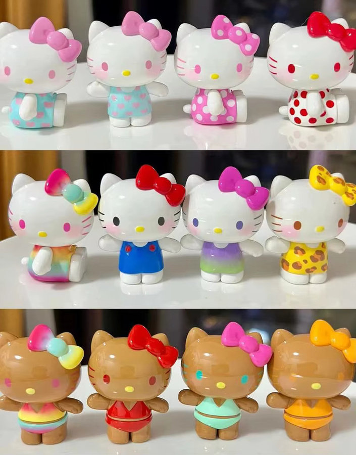 Sanrio Kt Cat Daily Life Serie, Blind Box, Mini-Actionfiguren, Einzelfigur - Bild 4
