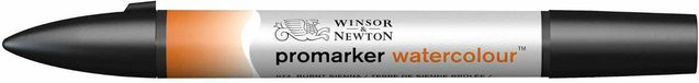 Winsor & Newton Promarker Aquarellmarker mit Brush-Spitze in Burnt Sienna (Braun) für Profis - Bild 1