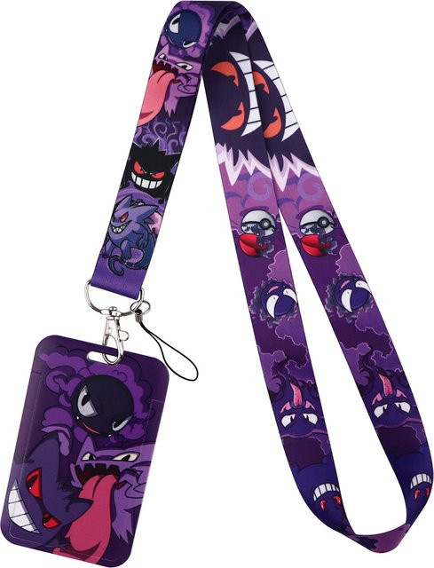 Potdemiel Lanyard Anime-Gengar, Schlüsselanhänger, Ausweishülle - Bild 1