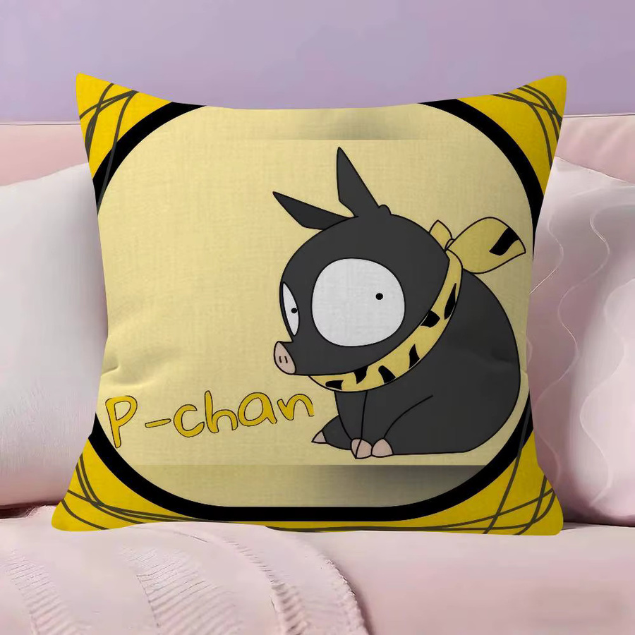 Anime Kissenbezug Ranma P Chan Ryogas Schwein Ahorn-Design, quadratisch, 30 x 30 cm - Bild 5