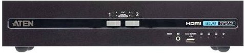 ATEN CS1142H4C 2 Port HDMI KVM-Umschalter in Schwarz mit 4K UHD Auflösung - Bild 1
