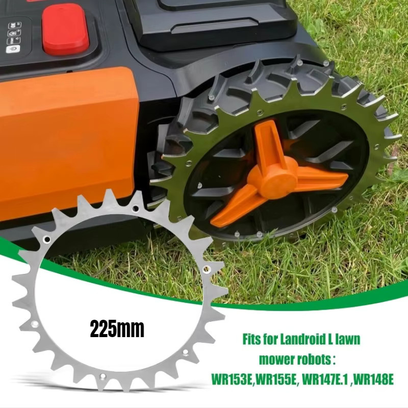 Worx Roboter-Rasenmäher-Spikes Set für Landroid S/M/L aus verzinktem Stahl, Farbe: Silber - Bild 3